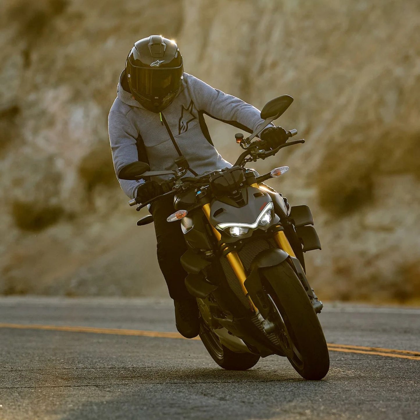 Alpinestars Chrome Air Sport Hoodie Motorcycle Jacket