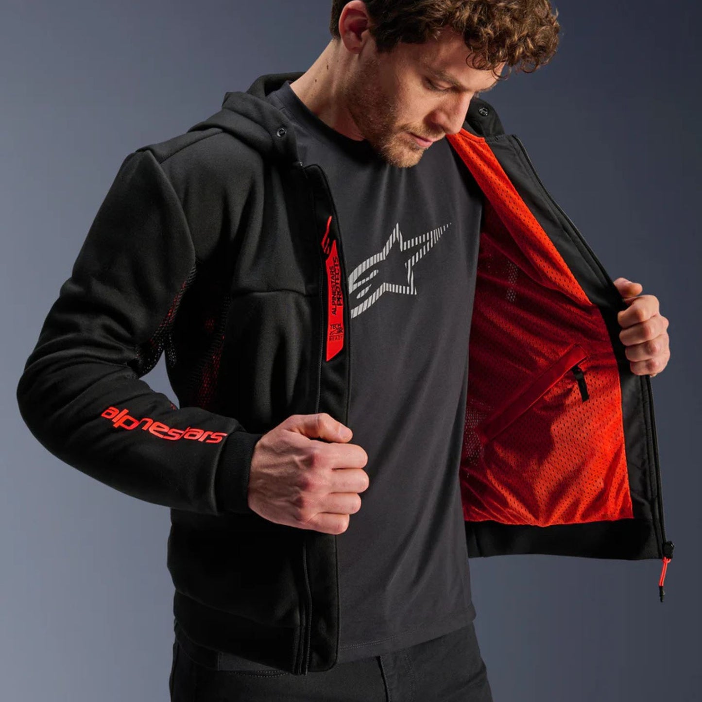Alpinestars Chrome Air Sport Hoodie Motorcycle Jacket