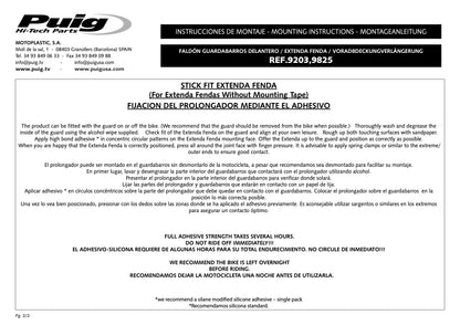 Puig Front fender extension HARLEY DAVIDSON SOFTAIL LOW RIDER S FXLRS 2020-2025