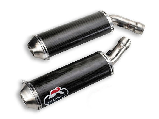 Termignoni Carbon Racing Silencers Ducati 848/1098/1198 2007-2013
