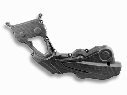 DBK Carbon Horizontal Belt Cover Ducati Monster 2021-2025 - Adventure Parts