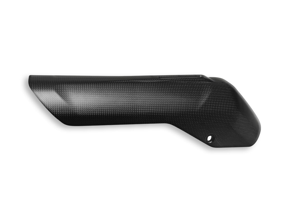 DBK Carbon Exhaust Heat Shield Akrapovic Matt Ducati Multistrada V4 2021-2024 - Adventure Parts