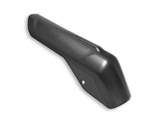 DBK Carbon Exhaust Heat Shield Akrapovic Matt Ducati Multistrada V4 2021-2024 - Adventure Parts