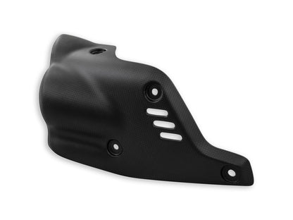 DBK Carbon Right Exhaust Heat Shield Matt Ducati Diavel V4 2023-2025