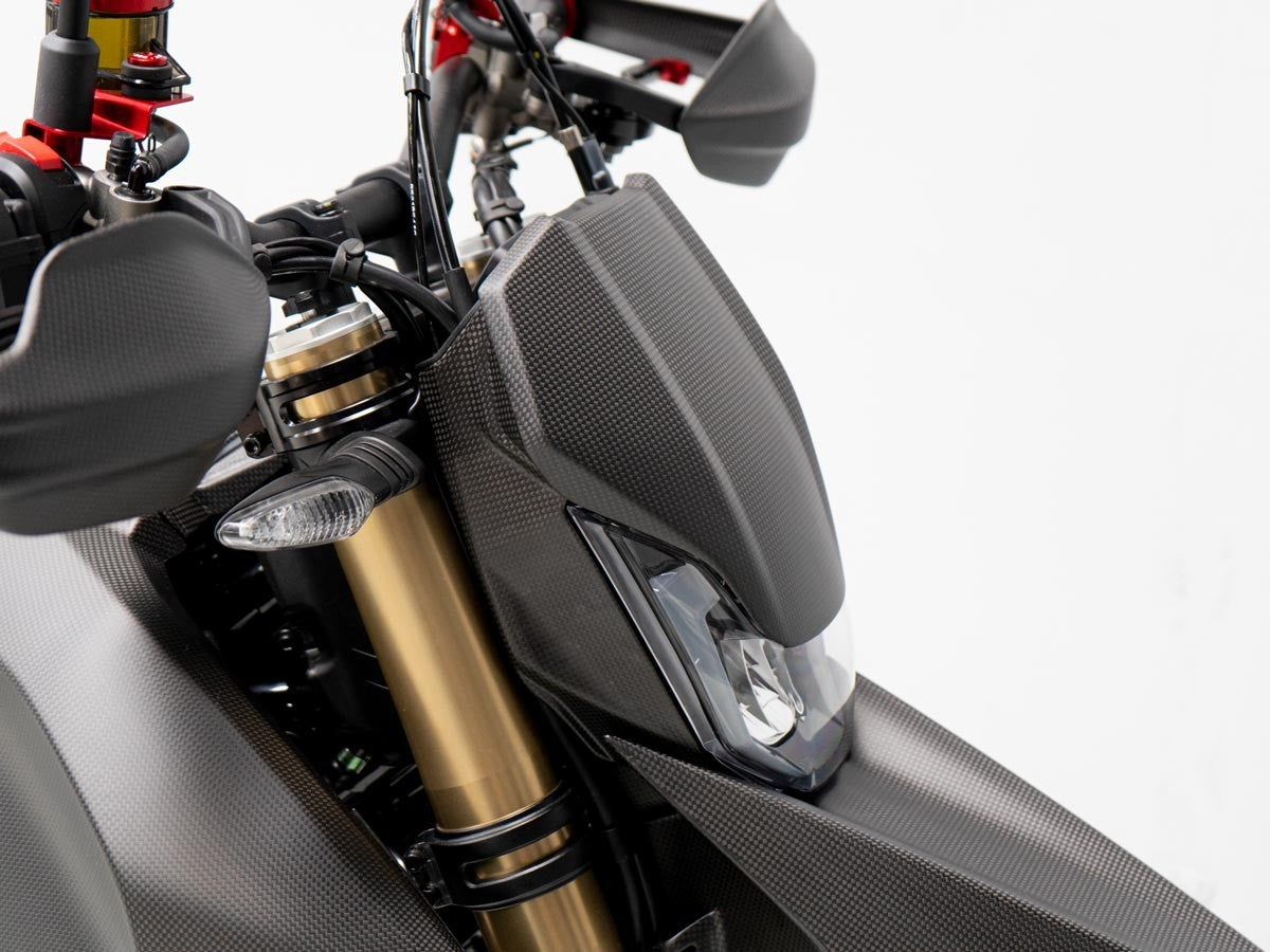 DBK Carbon Front Fairing Matt Ducati Hypermotard 698 2024-2025 - Adventure Parts