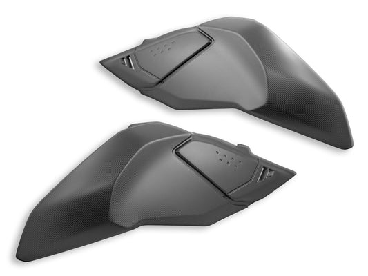 DBK Carbon Tank Side Covers Ducati Hypermotard 2024-2025 - Adventure Parts