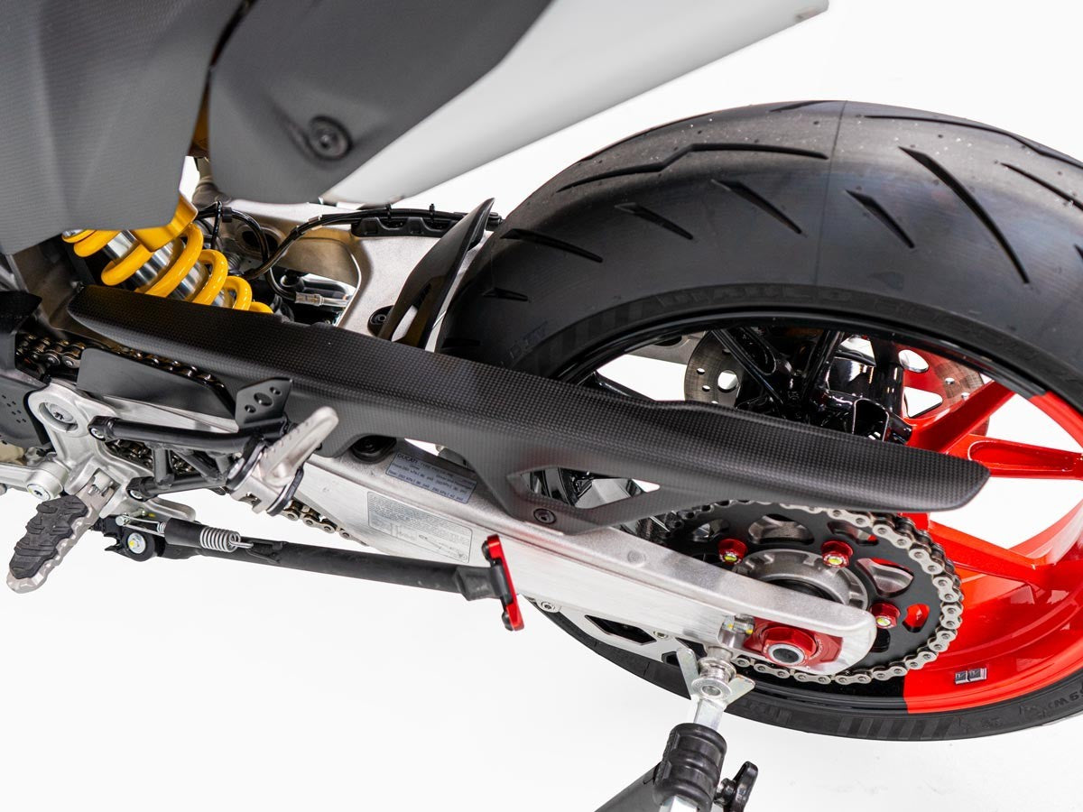 DBK Carbon Chain Guard Ducati Hypermotard 698 2024-2025 - Adventure Parts