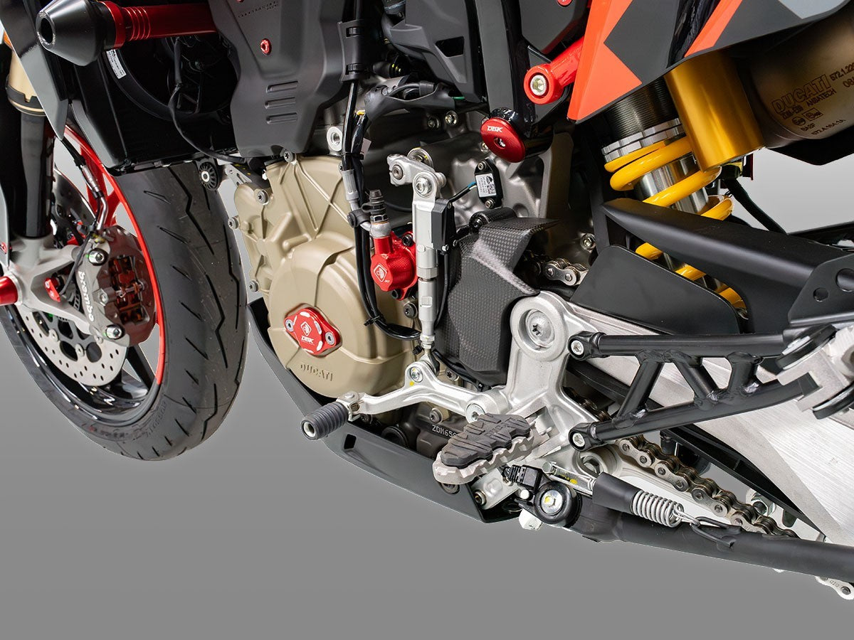DBK Carbon Sprocket Cover Matt Ducati Hypermotard 698 2024-2025