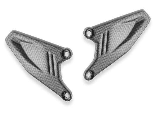 DBK Carbon Heel Guards Matt Ducati Hypermotard 698 Mono/RVE 2024-2025