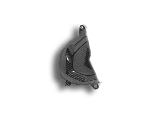 DBK Glossy Carbon Sprocket Cover Triumph Speed Triple 1200 2021-2025