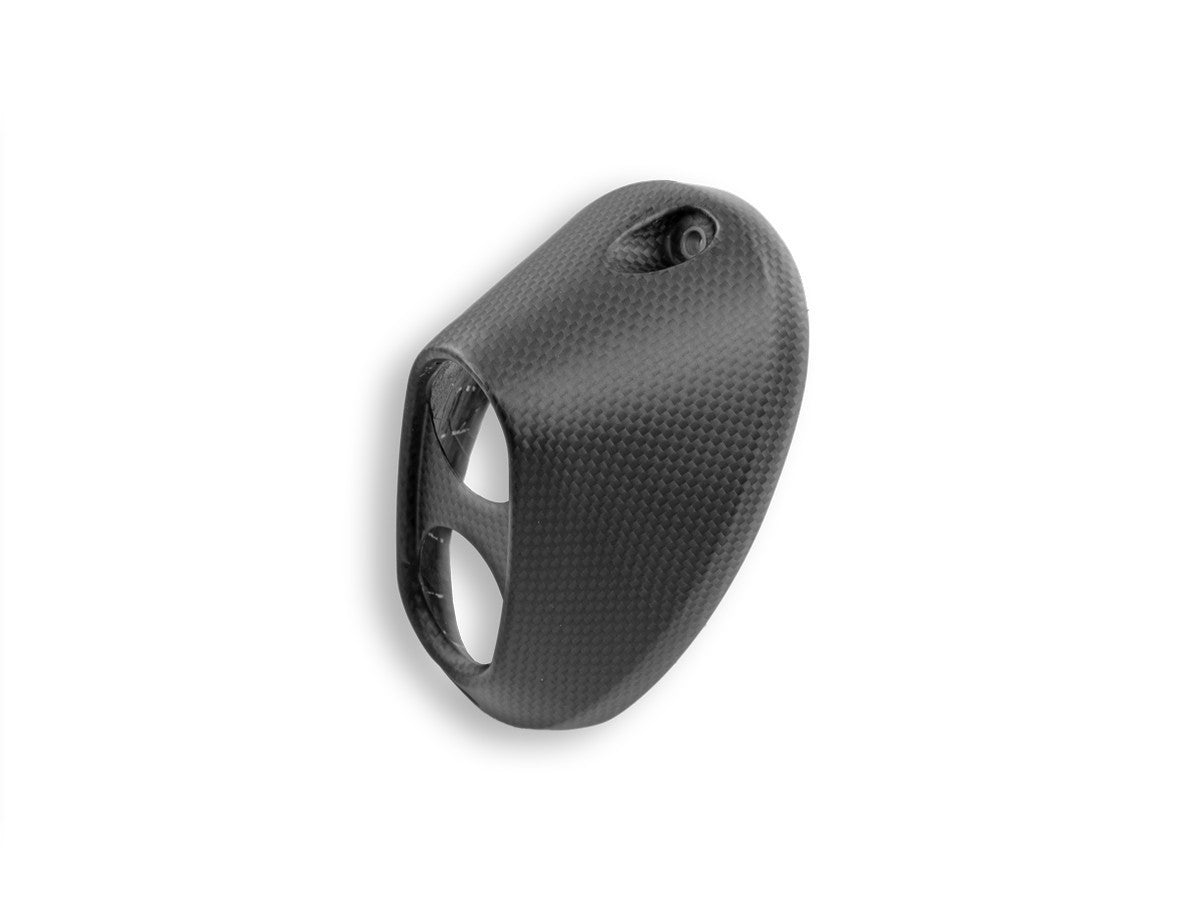DBK Carbon Exhaust Cap Matt Ducati Desert X 2022-2025 - Adventure Parts