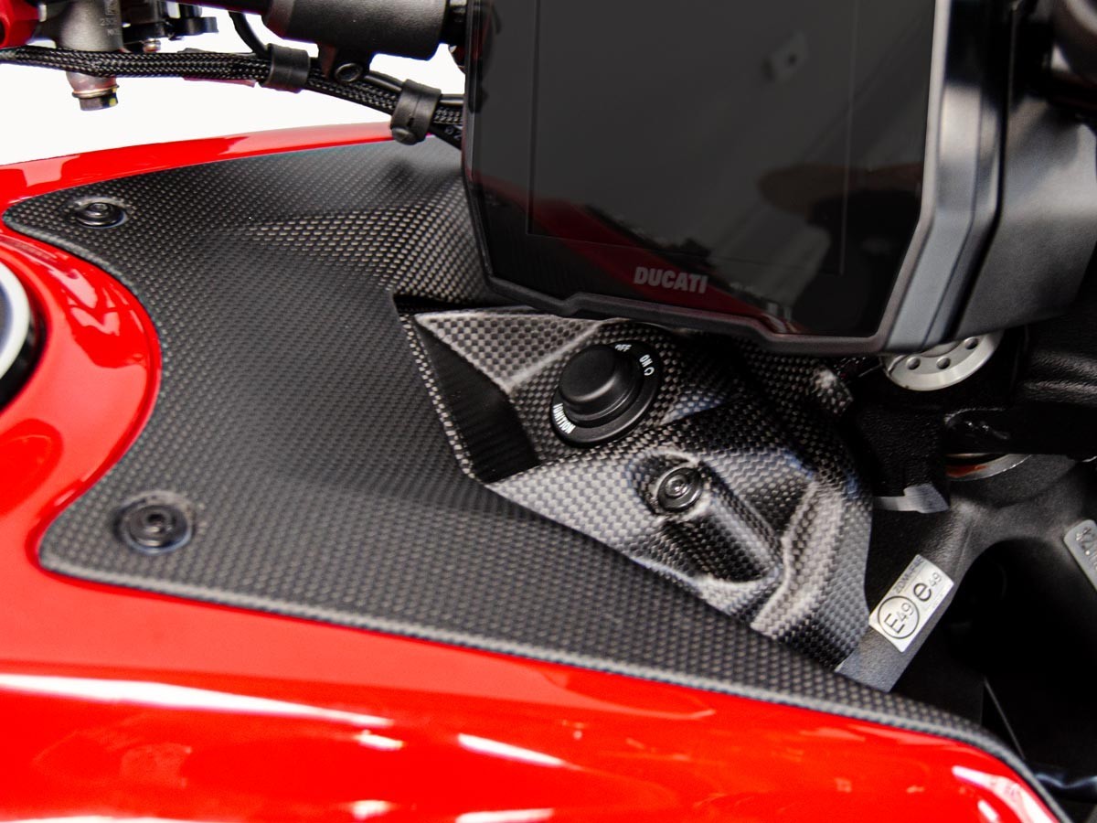 DBK Carbon Ignition Cover Ducati Diavel V4 2023-2025
