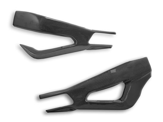 DBK Carbon Swingarm Covers Glossy BMW S1000R 2019-2025 - Adventure Parts