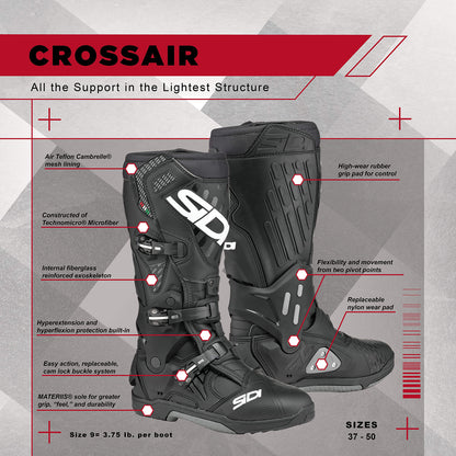 SIDI Crossair Motorcycle Boots - Adventure Parts