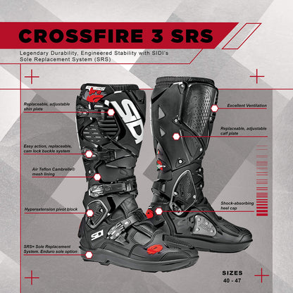 SIDI Crossfire 3 SRS Motorcycle Boots - Adventure Parts