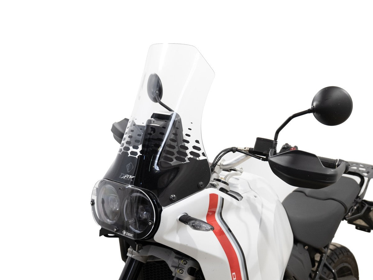DBK Windscreen Comfort Increased Ducati Desert X 2022-2025 - Adventure Parts