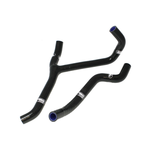 Samco Radiator Hose 2 Piece Kit KTM 450/525 XC Without Thermostat & wIth Y Section 2008-2013 - Adventure Parts