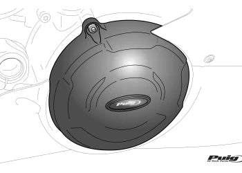 Puig New Engine Covers Track for Championship Yamaha Mt-09 2024-2025