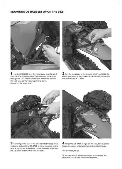 Kriega OS-Base Pannier Mounting Kit Dirtbike