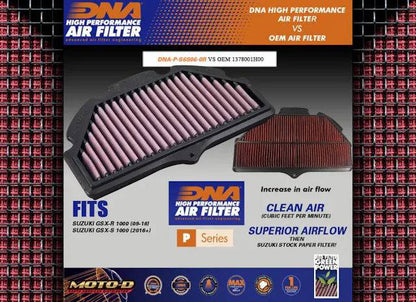 DNA High Performance Air Filter Suzuki GSX-R600/750 2006-2010 - Adventure Parts