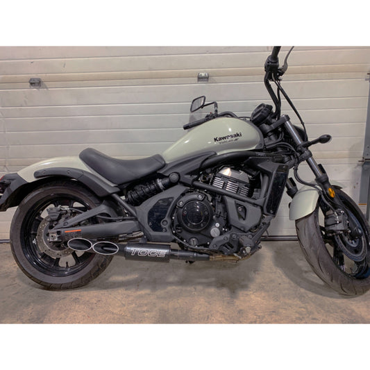 Toce Low Mount Double Down Full Exhaust - Kawasaki Vulcan 650 S 2015-2024 - Adventure Parts