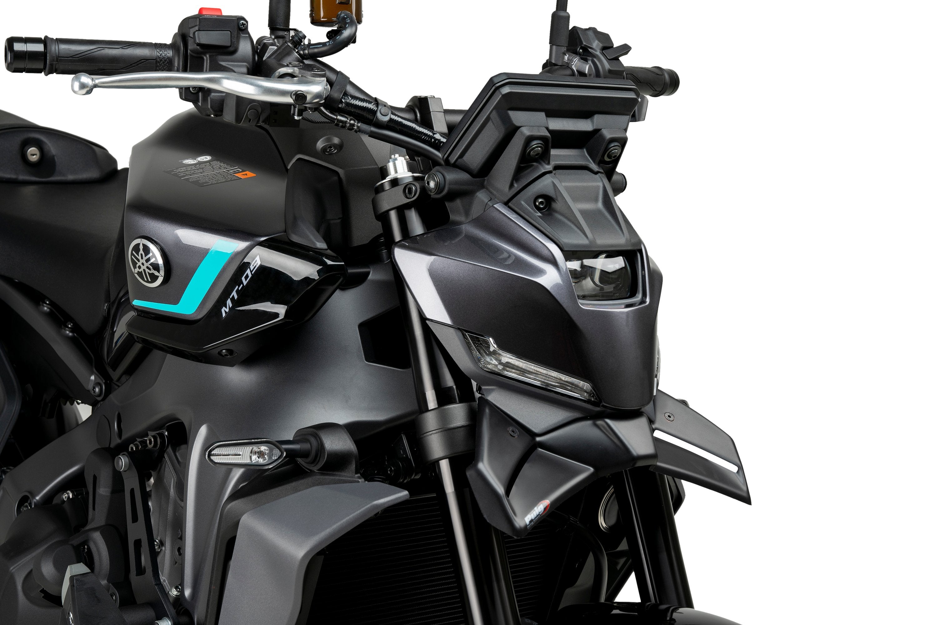 Kit Aileron Avant En Fibre De Carbone Pour Yamaha MT-09/MT-09 SP 2024-2025 - Spoiler Aérodynamique Pour Appui Et Style