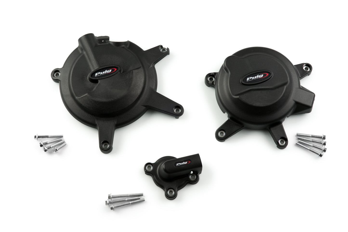 Puig Engine Covers Track for Championship Kawasaki Ninja 400 2018-2024