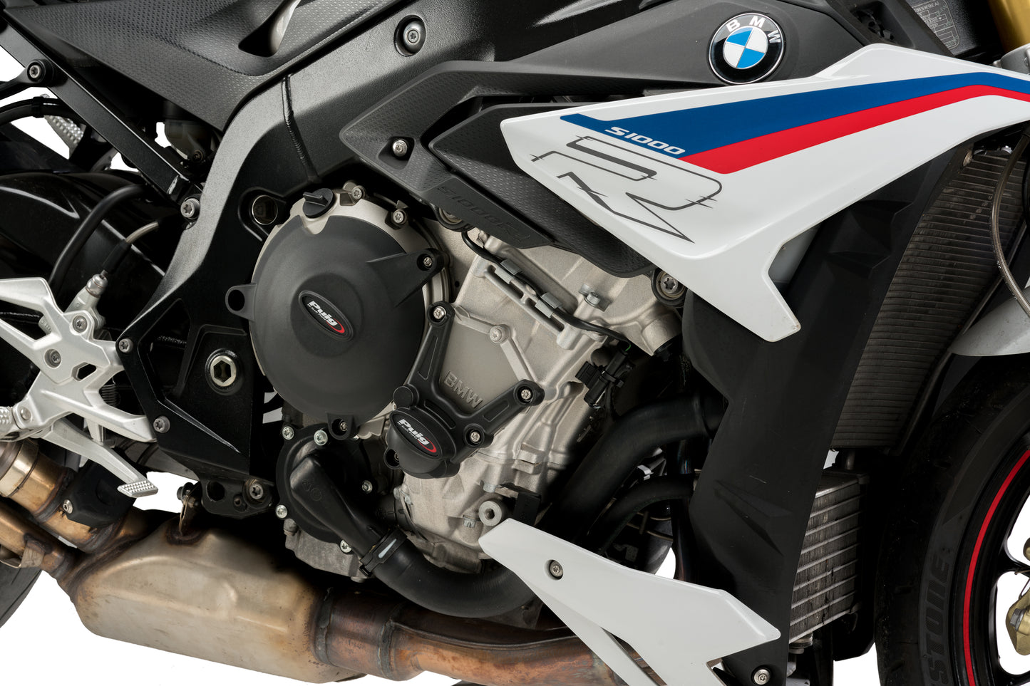 Puig Engine Case Covers Track BMW S1000XR 2015-2019, S1000R 2017-2020, RR 2017-2018