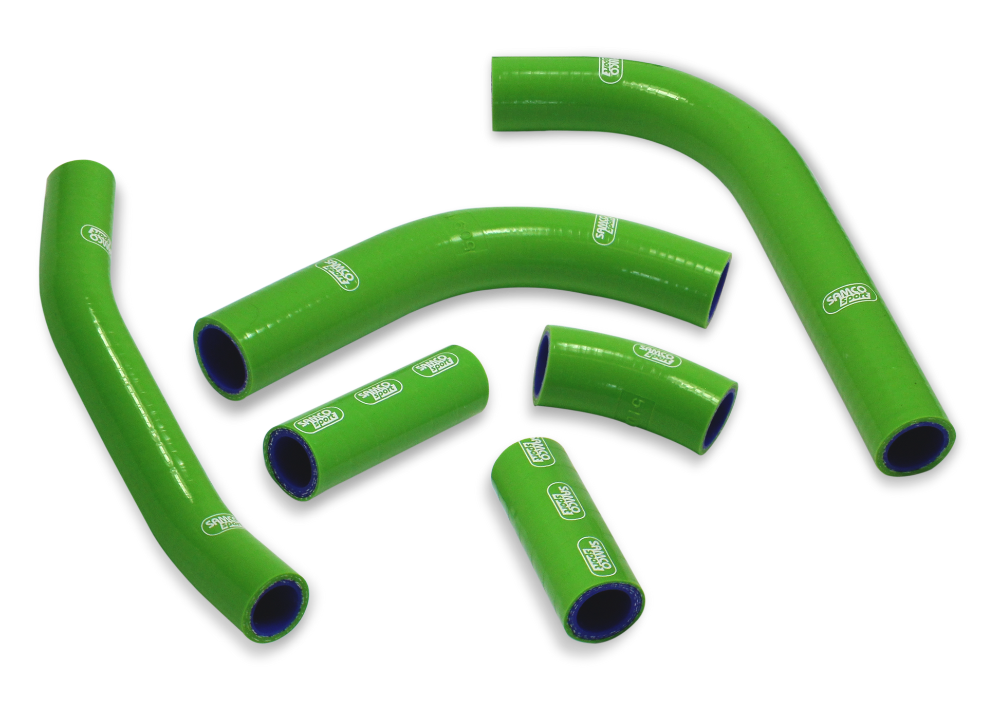 Samco Radiator Hose 5 Piece Kit Kawasaki KX 250 M1/M2 2003-2004 - Adventure Parts