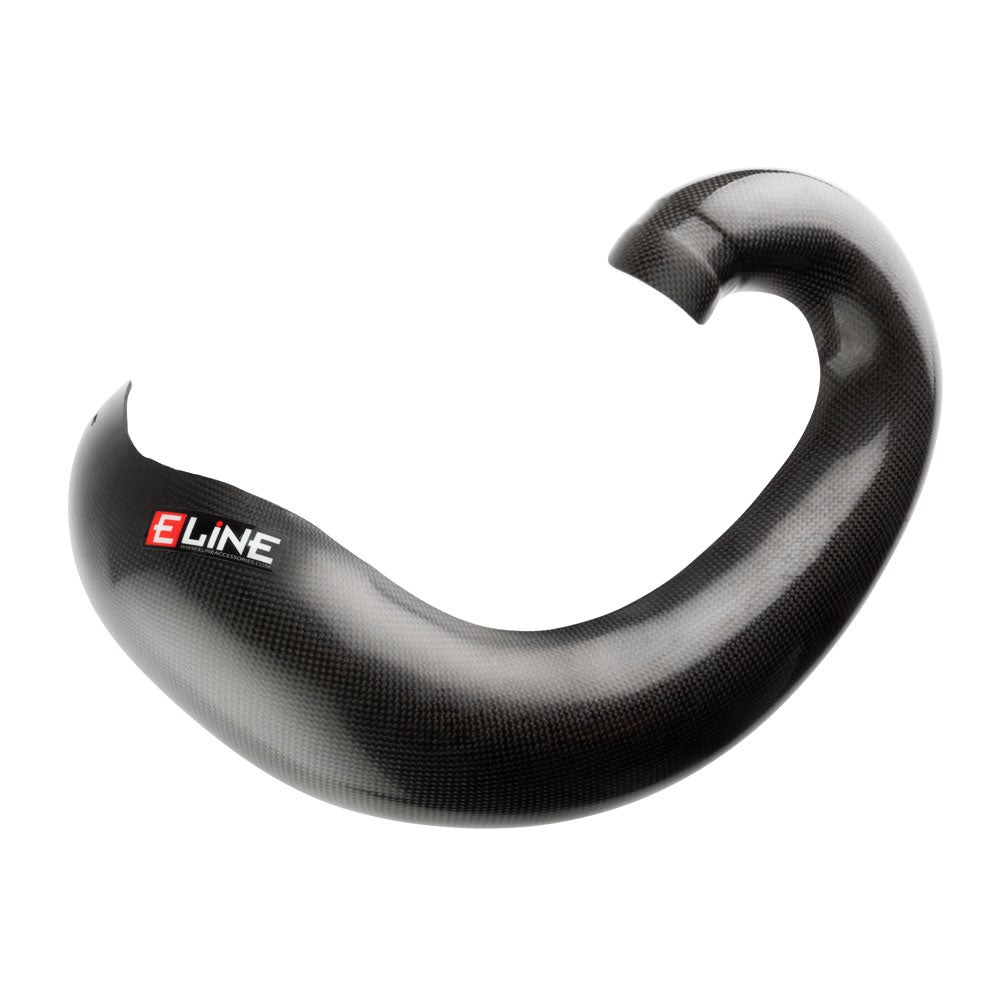 E Line Carbon Fiber Pipe Guard KTM 250 SX 2017–2019