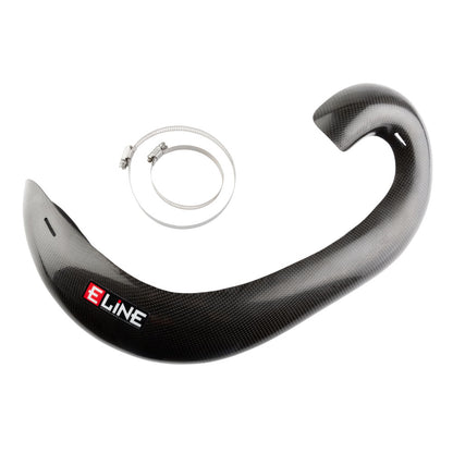 E Line Carbon Fiber Pipe Guard KTM 200 XC 2006–2016