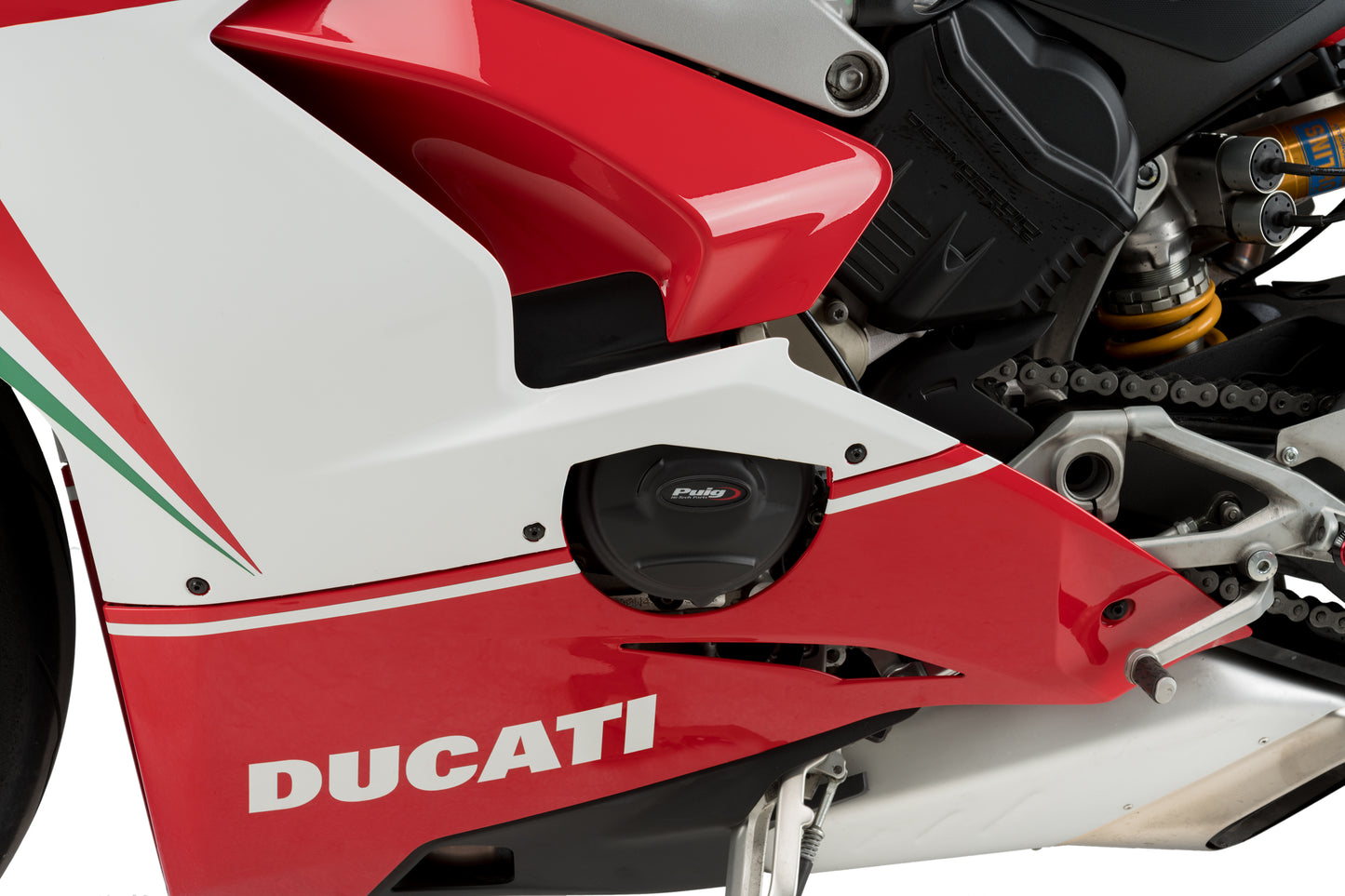 Puig Engine Covers Track for Championship Ducati Panigale V4 2018-2024