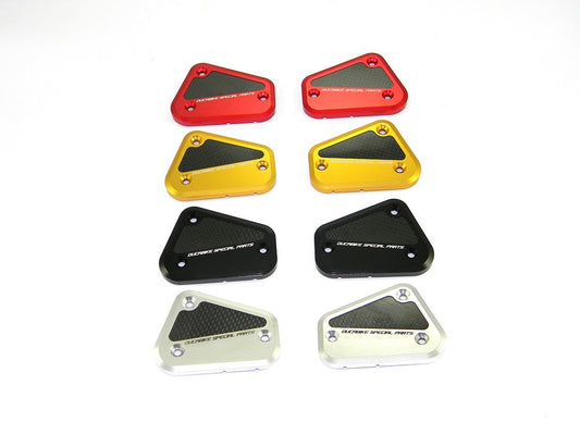DBK Fluid Reservoir Caps Ducati Streetfighter 1098 2009-2013 - Adventure Parts