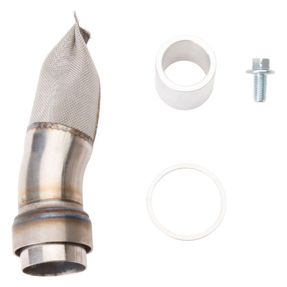 FMF Mini Factory-4.1 RCT Aluminum Silencer with Stainless Steel End Cap Kawasaki KLX140 2008–2009