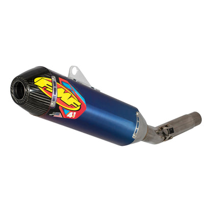 FMF Factory-4.1 Anodized Titanium Silencer Carbon Cap Kawasaki KX450 2019-2023