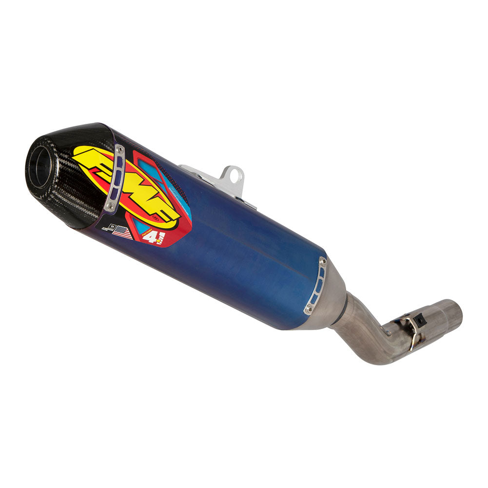 FMF Factory-4.1 RCT Anodized Titanium Silencer Carbon Cab Kawasaki KX250F 2009-2016