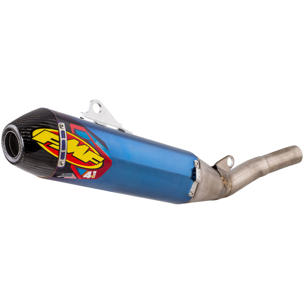 FMF Factory-4.1 RCT Anodized Titanium Silencer Carbon Cap Yamaha YZ450F 2018-2025