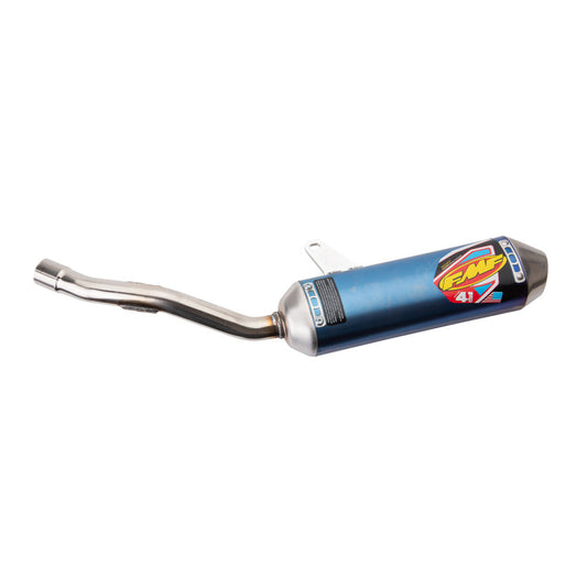 FMF Mini Factory-4.1 RCT Anodized Titanium Silencer with Stainless Steel End Cap Kawasaki KLX140 2008–2026