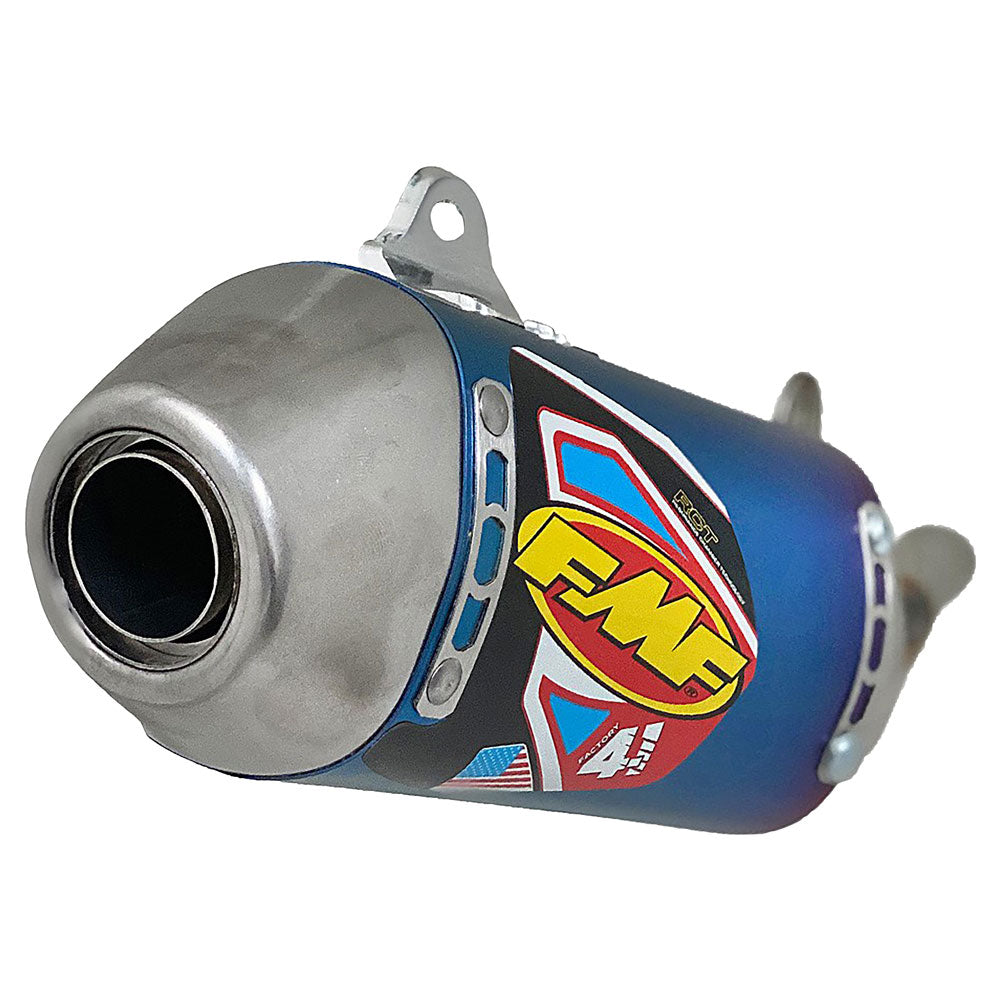 FMF Mini Factory-4.1 RCT Anodized Titanium Silencer with Stainless Steel End Cap Honda CRF110F 2019–2026