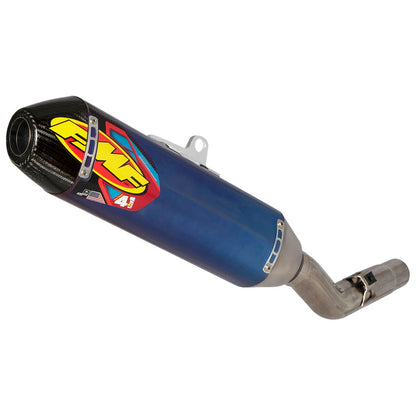 FMF Factory-4.1 RCT Anodized Titanium Silencer Carbon Cap KX450F 2009-2011