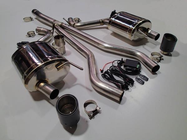Vandemon Ford Mustang 2.3 ECO Boost Bimodal Stealth Cat back Exhaust System 2015+