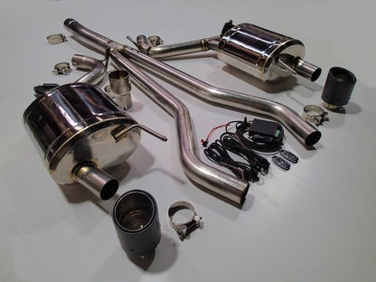 Vandemon Ford Mustang 2.3 ECO Boost Bimodal Stealth Cat back Exhaust System 2015+