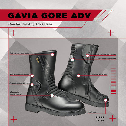 SIDI Gavia Gore ADV Motorcycle Boots - Adventure Parts