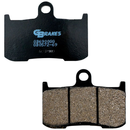 GBrakes Brake Pad - Semi-Metallic Triumph Daytona 675 2005-2017