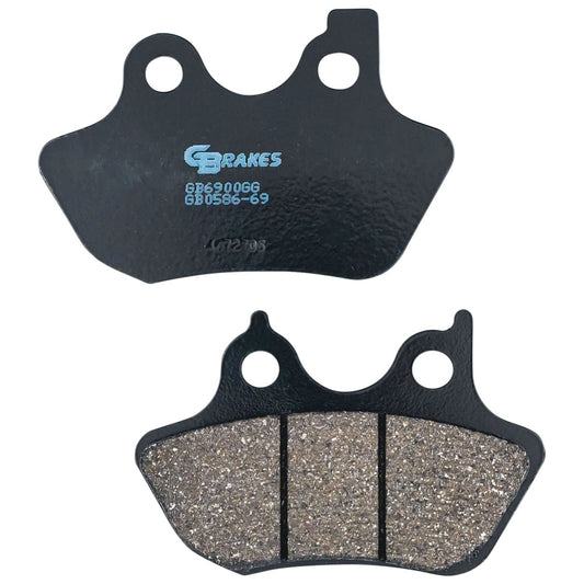 GBrakes Brake Pad - Semi-Metallic Harley-Davidson® CVO Dyna Super Glide FXDSE® 2000–2008