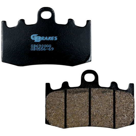 GBrakes Brake Pad - Semi-Metallic BMW HP2 Megamoto 2001-2016