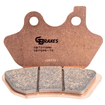 GBrakes Brake Pad - Sintered Double H Harley-Davidson® CVO Road King FLHRSE® 2000-2008