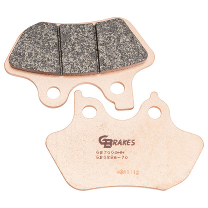 GBrakes Brake Pad - Sintered Double H Harley-Davidson® CVO Road King FLHRSE® 2000-2008