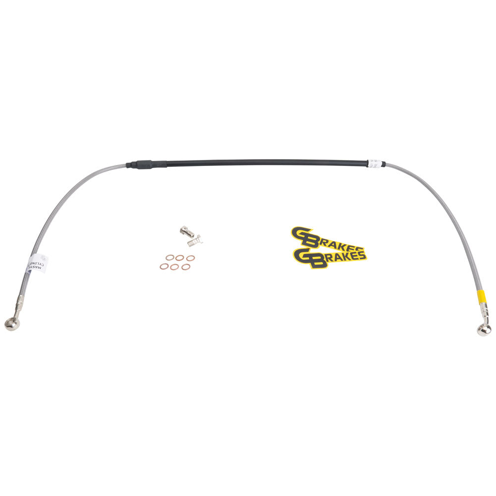GBrakes Front Steel Braided Brake Line CR Style Yamaha YZ125 1998–2026