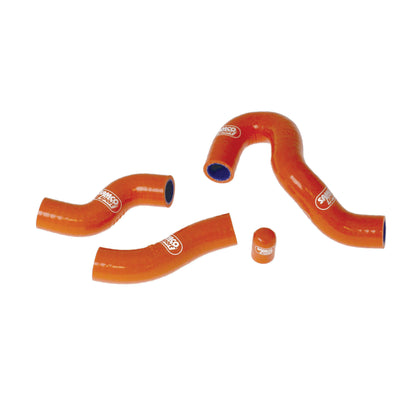 Samco Radiator Hose 4 Piece Kit KTM 450 EXC-F Thermostat Bypass 2012-2016 - Adventure Parts